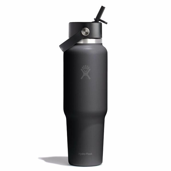 40 oz Travel Bottle with Flex Straw Cap V1