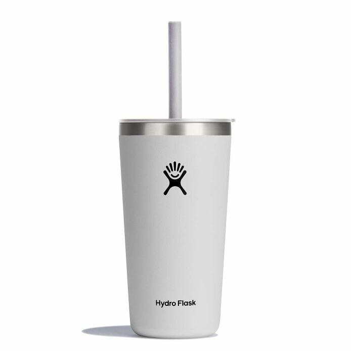 20 oz All Around™ Tumbler with Straw Lid - White L1